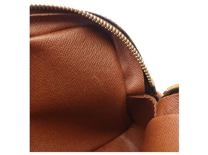 Borsa a Spalla Louis Vuitton Marly Bandoulière Monogram Marrone - vista 7