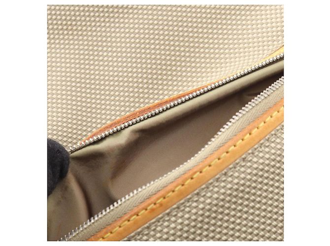 Borsa a tracolla Louis Vuitton Matero PM Damier Geant Marrone Beige - vista 10