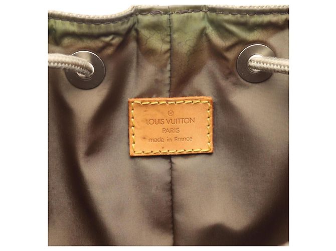 Borsa a tracolla Louis Vuitton Matero PM Damier Geant Marrone Beige - vista 4