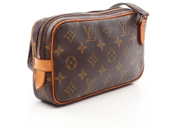 Borsa a Spalla Louis Vuitton Marly Bandoulière Marrone - vista 2
