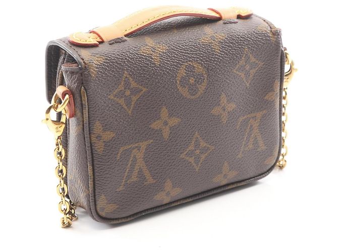Borsa 2-Way Louis Vuitton Micro Metis Monogram Marrone - vista 2