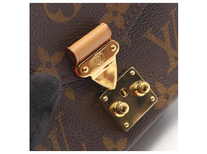 Borsa 2-Way Louis Vuitton Micro Metis Monogram Marrone - vista 7