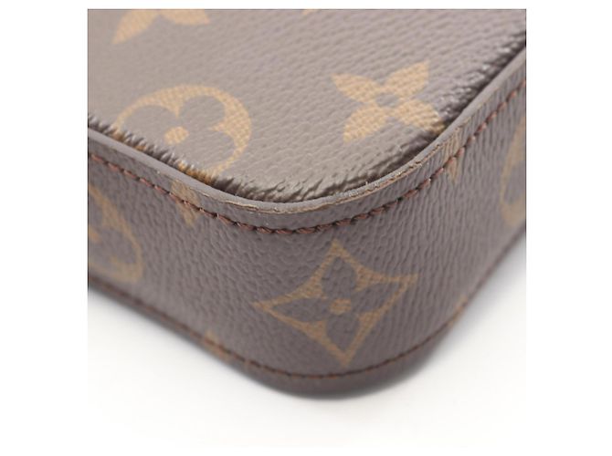 Louis Vuitton Multi Pochette Felicie Marrone Verde - vista 6
