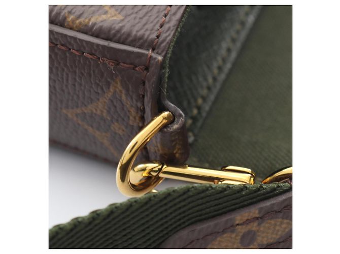 Louis Vuitton Multi Pochette Felicie Marrone Verde - vista 9