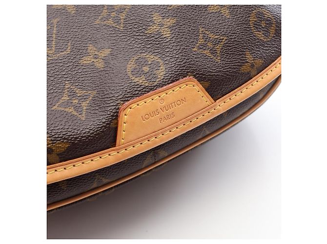 Borsa a tracolla Louis Vuitton Menilmontant MM Monogram Marrone - vista 10