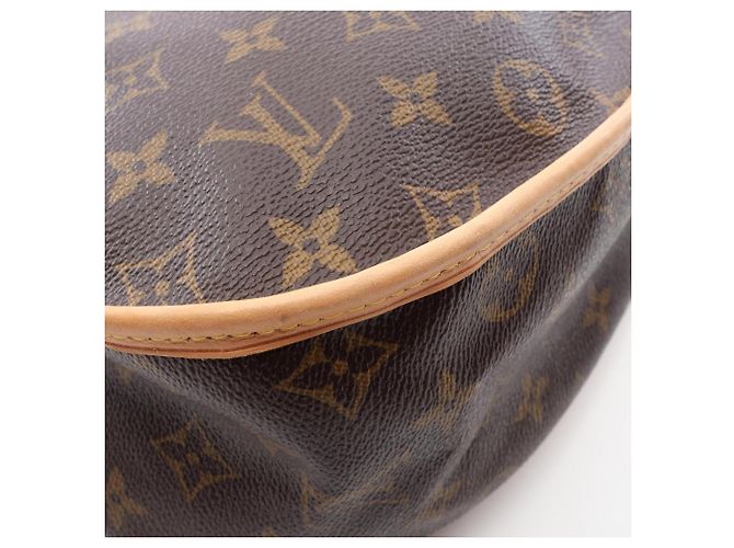 Borsa a tracolla Louis Vuitton Menilmontant MM Monogram Marrone - vista 6
