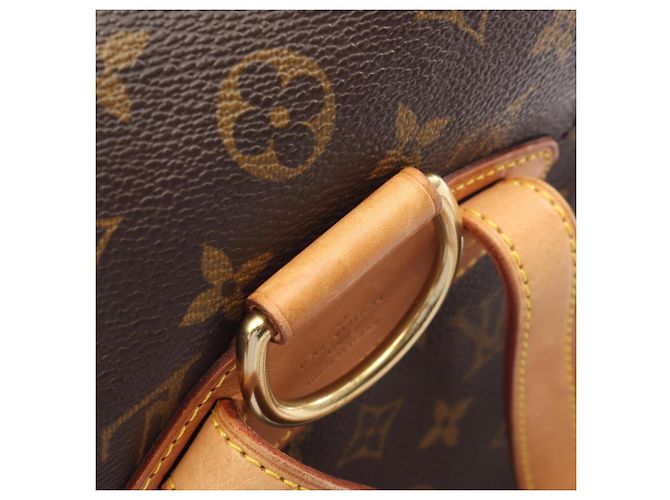 Zaino/Borsa Louis Vuitton Montsouris MM Monogram Marrone Monogramma - vista 11