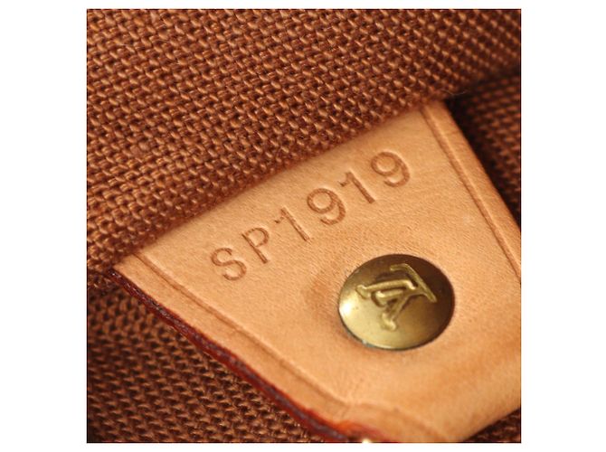 Zaino/Borsa Louis Vuitton Montsouris MM Monogram Marrone Monogramma - vista 5