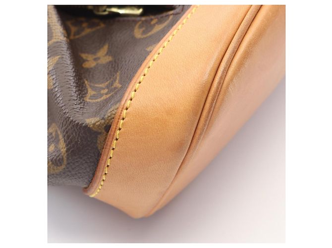 Zaino/Borsa Louis Vuitton Montsouris MM Monogram Marrone Monogramma - vista 6