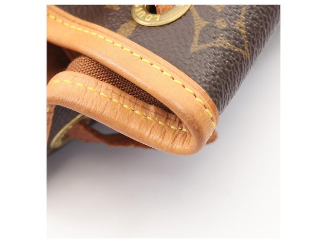 Zaino/Borsa Louis Vuitton Montsouris MM Monogram Marrone Monogramma - vista 8