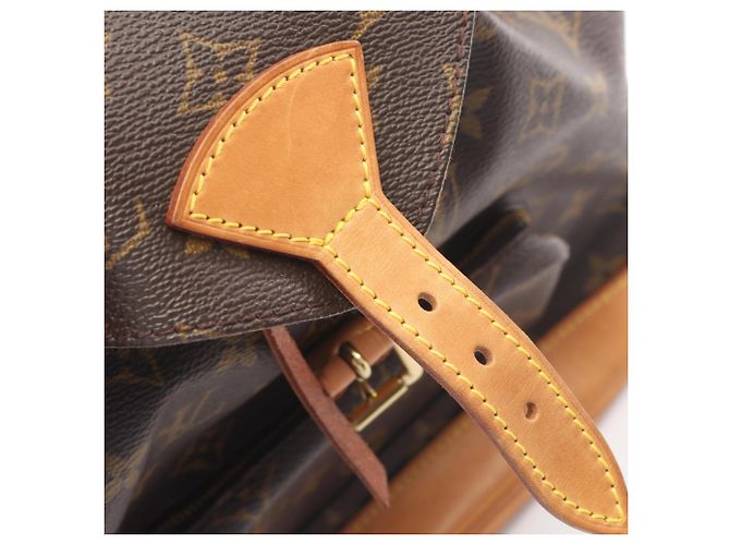 Zaino/Borsa Louis Vuitton Montsouris MM Monogram Marrone Monogramma - vista 9