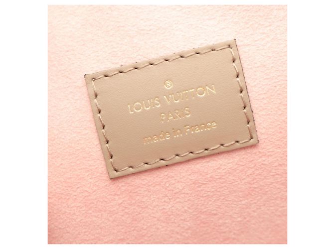 Zaino/Borsa Louis Vuitton Montsouris PM Monogram Empreinte Beige - vista 4