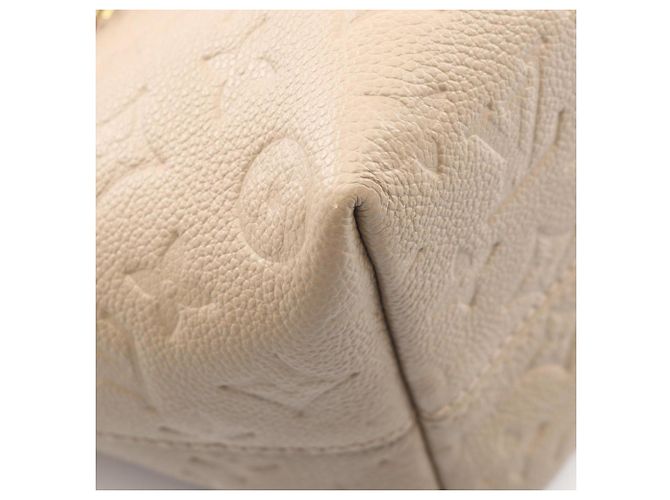 Zaino/Borsa Louis Vuitton Montsouris PM Monogram Empreinte Beige - vista 6