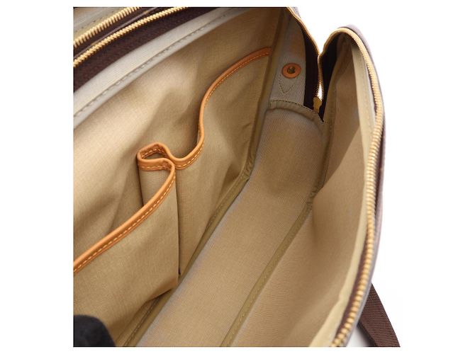 Borsa a Spalla Louis Vuitton Reporter GM Marrone Monogramma - vista 8