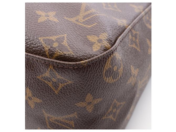 Borsa a Spalla Louis Vuitton Looping GM Monogram Marrone Monogramma - vista 10
