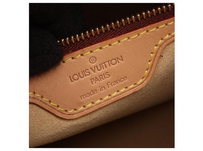 Borsa a Spalla Louis Vuitton Looping GM Monogram Marrone Monogramma - vista 4