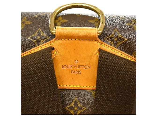 Louis Vuitton Montsouris Monogram GM Marron - vue 3