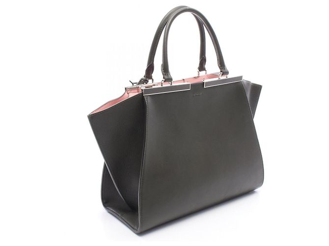 Borsa 2-Way Fendi Trois Jours Rosa Cachi - vista 2