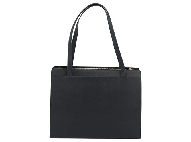 Saint Laurent Vintage-Leder Schwarz - Ansicht 2
