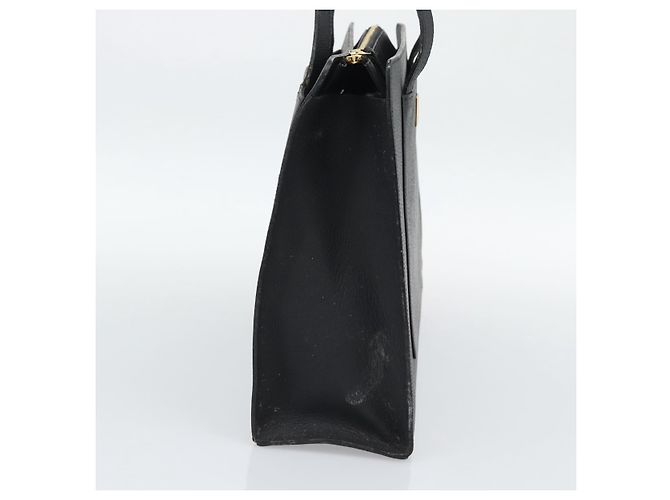 Saint Laurent Vintage-Leder Schwarz - Ansicht 3
