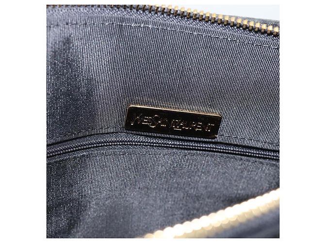 Saint Laurent Vintage-Leder Schwarz - Ansicht 6