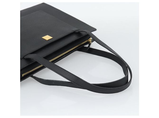 Saint Laurent Vintage-Leder Schwarz - Ansicht 7