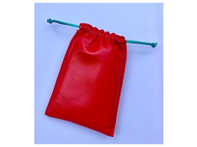 Pochette Pilo en cuero rojo Hermès box Roja - vista 3