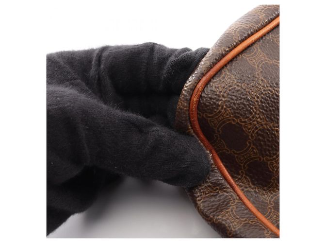 Céline Bolso Tote Celine Macadam Castaño - vista 10