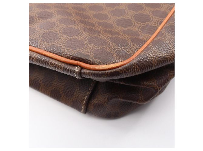 Céline Bolso Tote Celine Macadam Castaño - vista 11