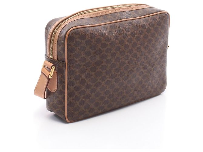 16 Céline Celine Macadam Schultertasche Braun - Ansicht 2