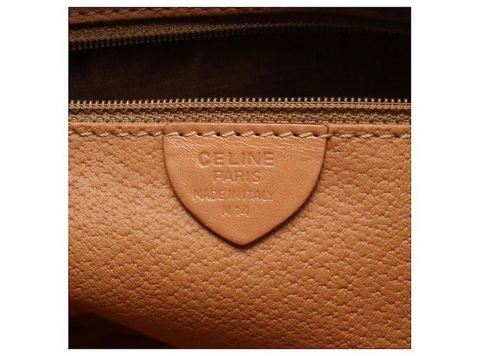 16 Céline Celine Macadam Schultertasche Braun - Ansicht 4
