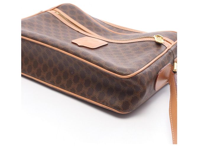 16 Céline Celine Macadam Schultertasche Braun - Ansicht 7
