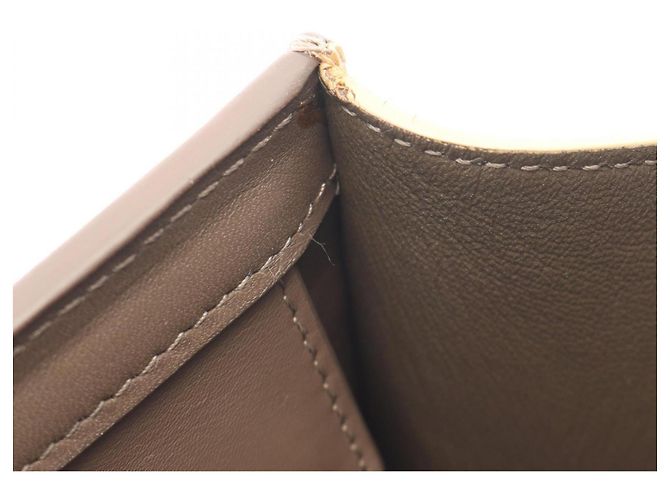 Céline Borsa Tote Celine Luggage Micro Shopper Marrone Beige Crudo - vista 6