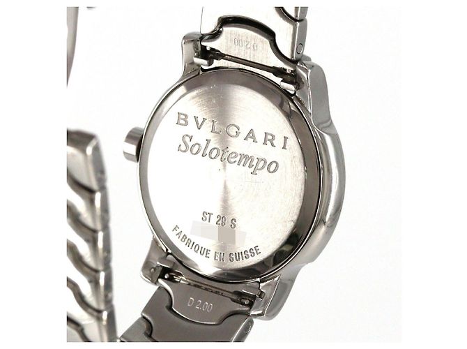 Bulgari Bvlgari Solotempo ST29S ST29BSSD Quarzarmbanduhr aus Edelstahl - Ansicht 5