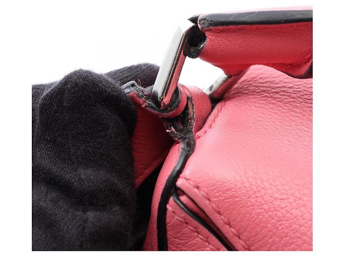 Borsa 2-Way Loewe Puzzle Bag Mini Rosa - vista 11