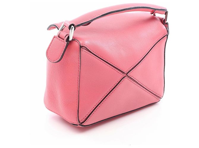 Borsa 2-Way Loewe Puzzle Bag Mini Rosa - vista 2