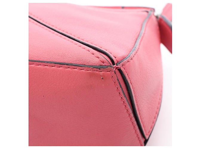 Borsa 2-Way Loewe Puzzle Bag Mini Rosa - vista 8