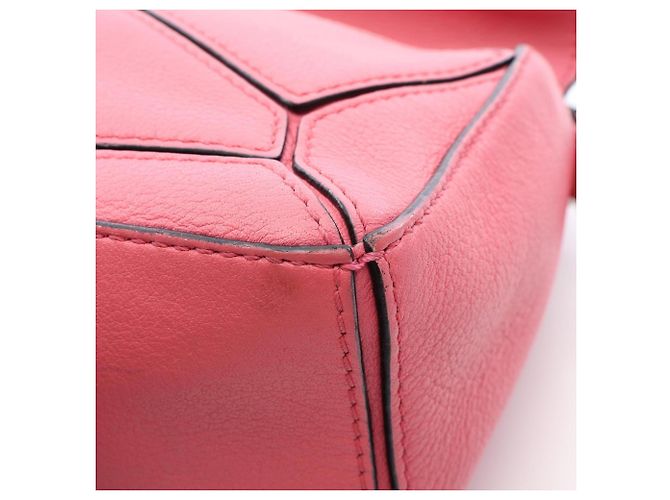 Borsa 2-Way Loewe Puzzle Bag Mini Rosa - vista 9