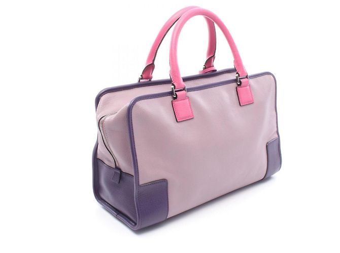Borsa Loewe Amazona 36 Rosa Porpora - vista 2