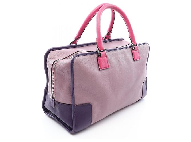 Borsa Loewe Amazona 36 Rosa Porpora - vista 2