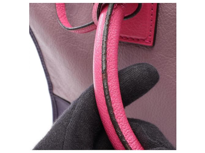 Borsa Loewe Amazona 36 Rosa Porpora - vista 8