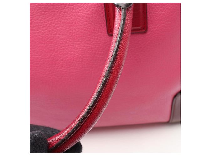 Borsa Loewe Amazona 36 Marrone Rosa Rosso - vista 6