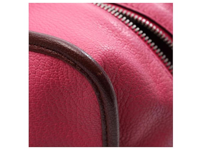 Borsa Loewe Amazona 36 Marrone Rosa Rosso - vista 8