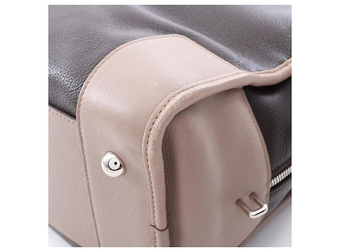 Borsa Loewe Amazona 36 Marrone Beige Porpora - vista 8