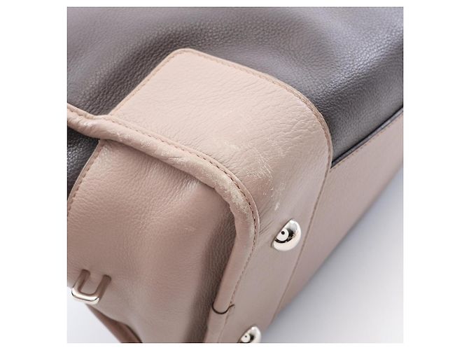 Borsa Loewe Amazona 36 Marrone Beige Porpora - vista 9