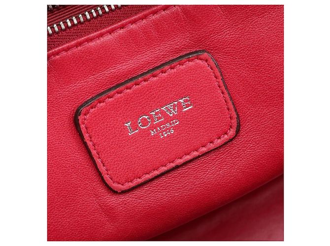 Borsa Loewe Amazona 36 Rosso - vista 4