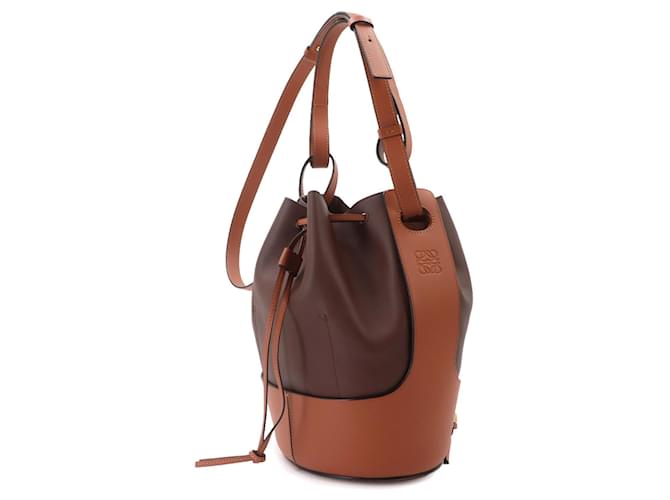 Borsa 2-way Loewe Balloon Medium a mano/spalla Marrone - vista 3