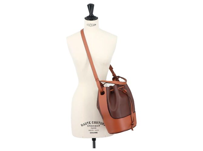 Borsa 2-way Loewe Balloon Medium a mano/spalla Marrone - vista 9