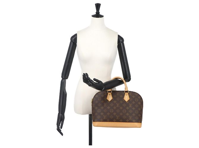 Borsa Louis Vuitton Monogram Alma Marrone Monogramma - vista 10