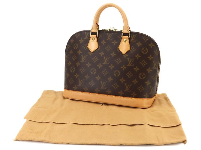 Borsa Louis Vuitton Monogram Alma Marrone Monogramma - vista 2
